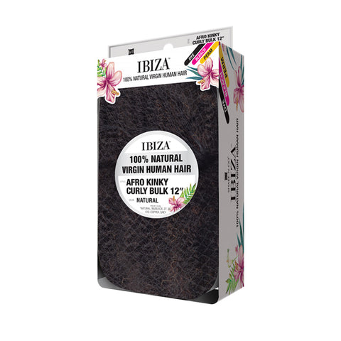 Shake N Go Ibiza 100% Natural Virgin Human Hair Braid - AFRO KINKY CURLY BULK 12