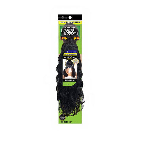 Shake N Go Pony Pro Secret Pocket Ponytail HH BODY 18
