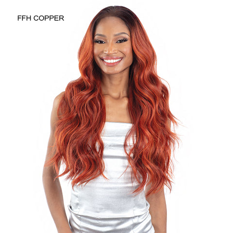 Shake N Go Snatched Synthetic Hair 13x6 Glueless HD Lace Frontal Wig - ELOWYN