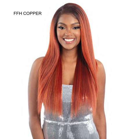 Shake N Go Snatched Synthetic Hair 13x6 Glueless HD Lace Frontal Wig - LUMI