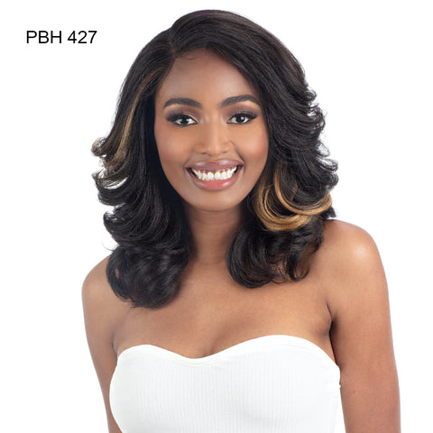 Shake N Go Snatched Synthetic Hair Glueless HD Lace Wig - ROLLER SET