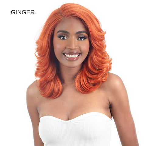 Shake N Go Snatched Synthetic Hair Glueless HD Lace Wig - ROLLER SET