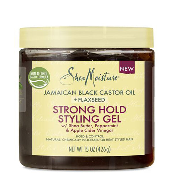 Shea Moisture Jamaican Black Castor Oil Flaxseed Strong Hold Gel 15oz