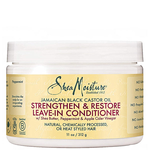 Shea Moisture JBL Oil Strengthen Restore Leave-In Conditioner 11oz