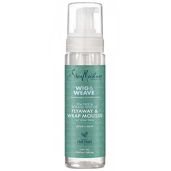 Shea Moisture Tea Tree Borage Seed Oil Flyaway Wrap Mousse 7.5oz