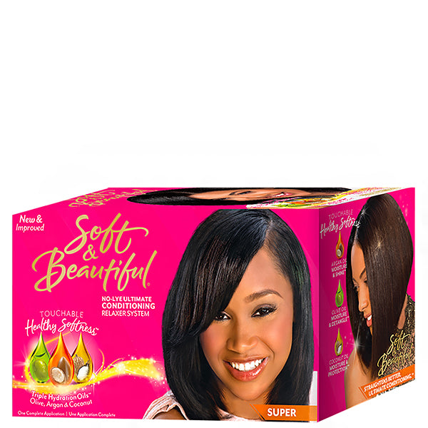 Soft & Beautiful No-Lye Conditioning Relaxer Kit - Super