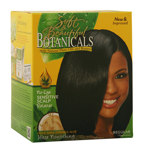 Soft & Beautiful No-Lye Sensitive Scalp Relaxer - Regular