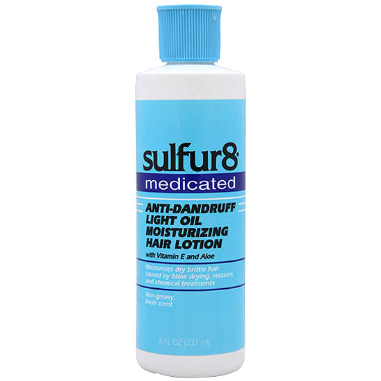 Sulfur8 Anti-Dandruff Light Oil Moisturizing Lotion 8oz