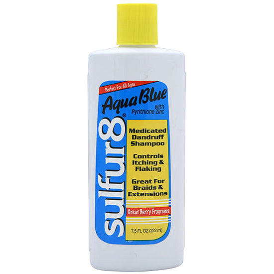 Sulfur8 Aqua Blue Medicated Dandruff Shampoo 7.5oz