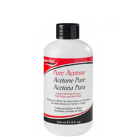 Super Nail Pure Acetone 8oz