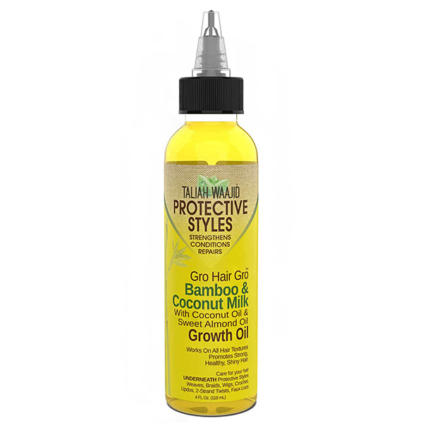 Taliah Waajid Protective Styles Bamboo & Coconut Milk Growth Oil 4oz