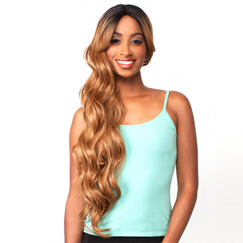 The Wig Brazilian Human Hair Blend Lace Front Wig - LH OCEAN