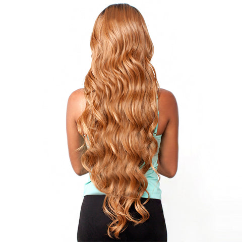 The Wig Brazilian Human Hair Blend Lace Front Wig - LH OCEAN