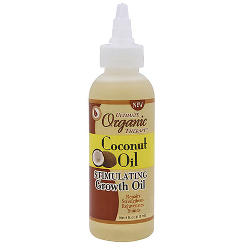 Ultimate Organics Coconut Oil Stimulating Growth Oil 4oz