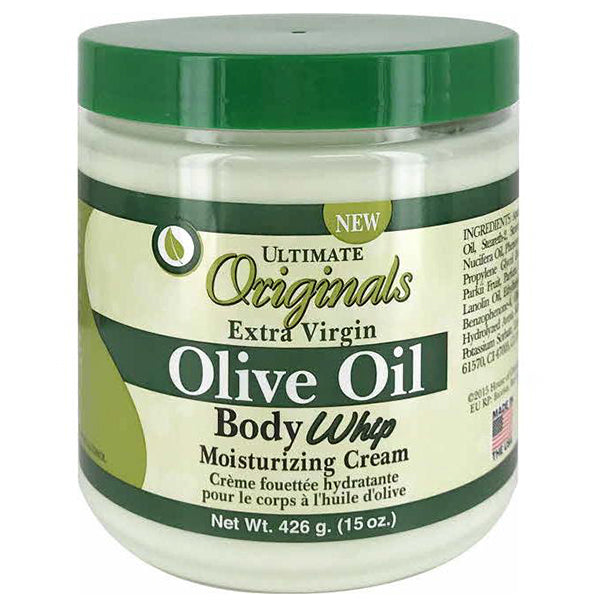 Ultimate Organics Extra Virgin Olive Oil Body Whip Moisturizing Cream 15oz