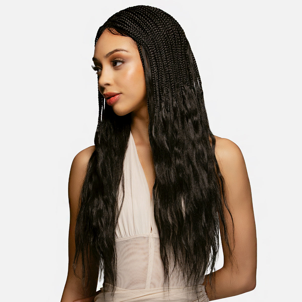 Vivica A Fox Synthetic Hair Lace Part Braid Wig - BW ARTE