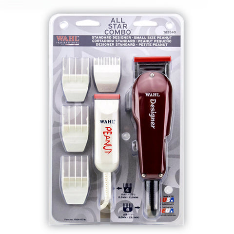 Wahl Professional All Star Clipper Trimmer Combo #8331
