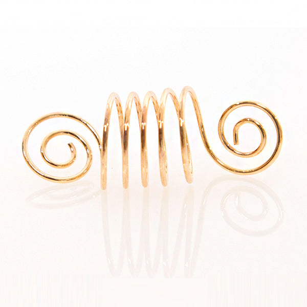 WIGO Collection Hair Accessories Braid Ring - SPIRAL 3PCS (CTG1 - GOLD)