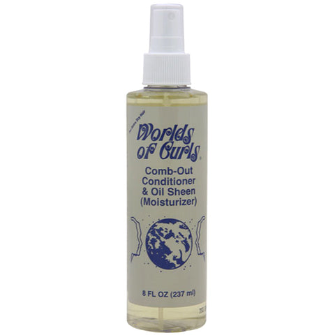 Worlds of Curls Comb-Out Conditioner & Oil Sheen - Extra Dry Hair 8oz