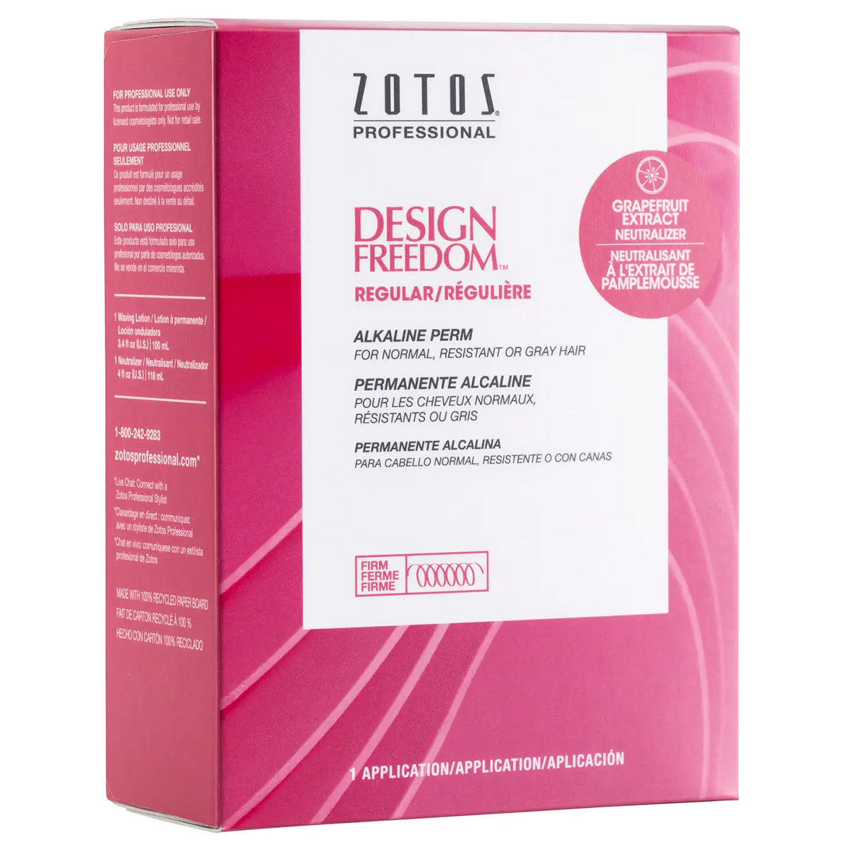 Zotos Professional Design Freedom Regular Alkaline Perm 1pack