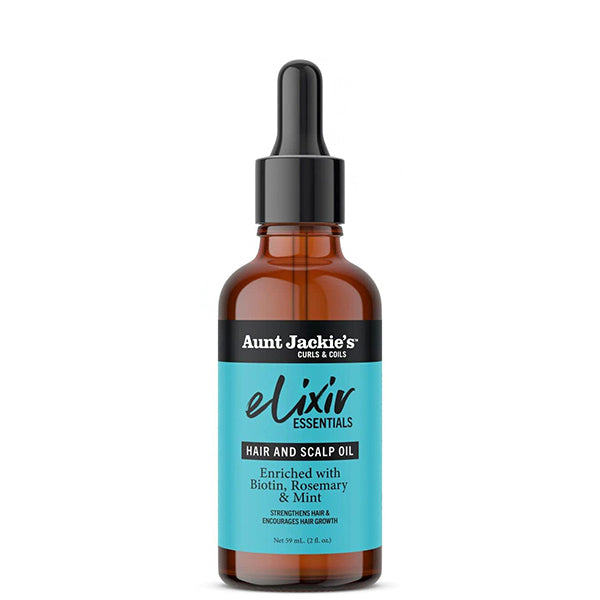 Aunt Jackie's Elixir Essentials Hair & Scalp Oil 2oz - Biotin