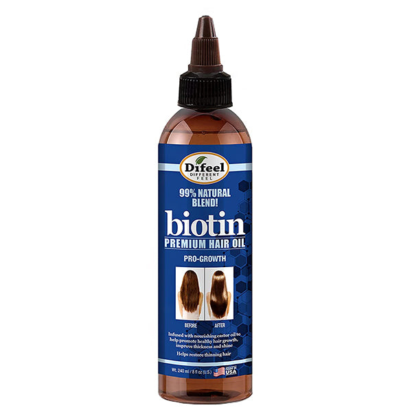 Difeel Biotin Pro-Growth Premium Hair Oil 8oz