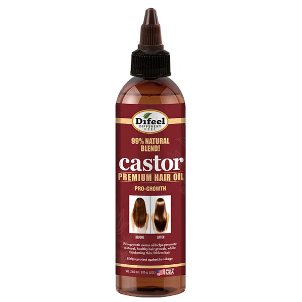 Difeel Castor Pro-Growth Premium Hair Oil 8oz