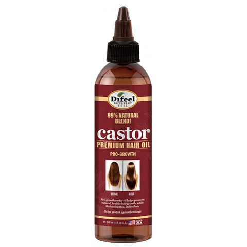 Difeel Castor Pro-Growth Premium Hair Oil 8oz