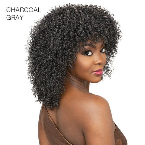 Janet Collection Natural Curly Synthetic Hair Wig - AFRO HAYA