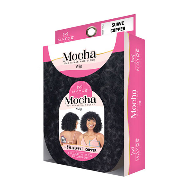 Mayde Beauty Human Hair Blend Mocha Wig - SUAVE