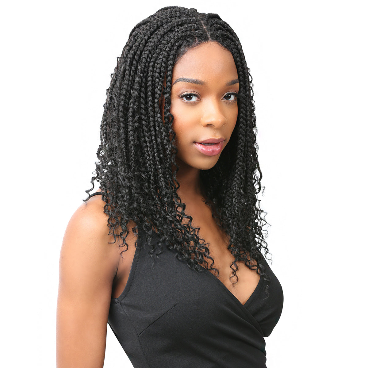 Nutique Illuze Synthetic Hair 4x4 Glueless HD Lace Wig - BOHO BOX DEEP 16