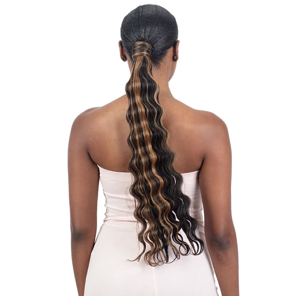 Organique Pony Pro Mastermix Pony Wrap - WAVY CRIMP CURL 22