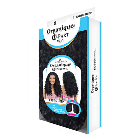 Organique Synthetic Hair U Part Wig - EXOTIC DEEP