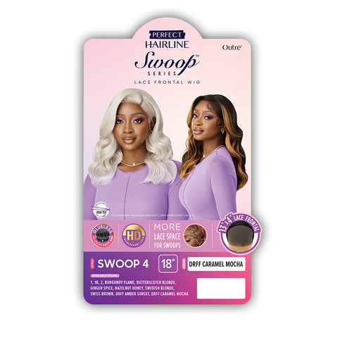 Outre Perfect Hairline Swoop Synthetic 13x4 Glueless HD Lace Frontal Wig - SWOOP 4