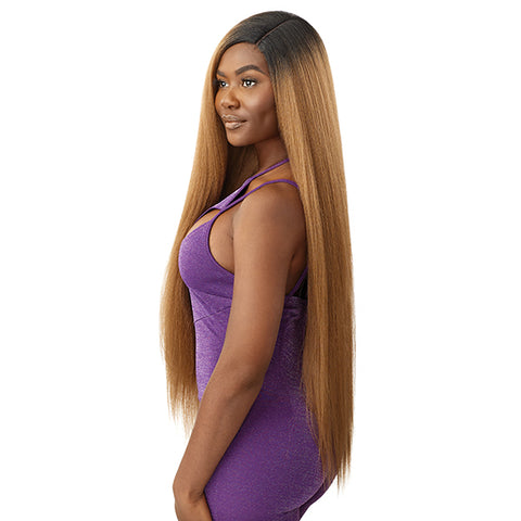 Outre Purple Pack Brazilian Boutique Human Hair Blend Weaving - VIRGIN VOLUME PRESSED 4PCS (26\/28\/30 + 4 inch lace closure)