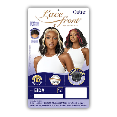 Outre Synthetic Hair Glueless HD Lace Front Wig - EIDA
