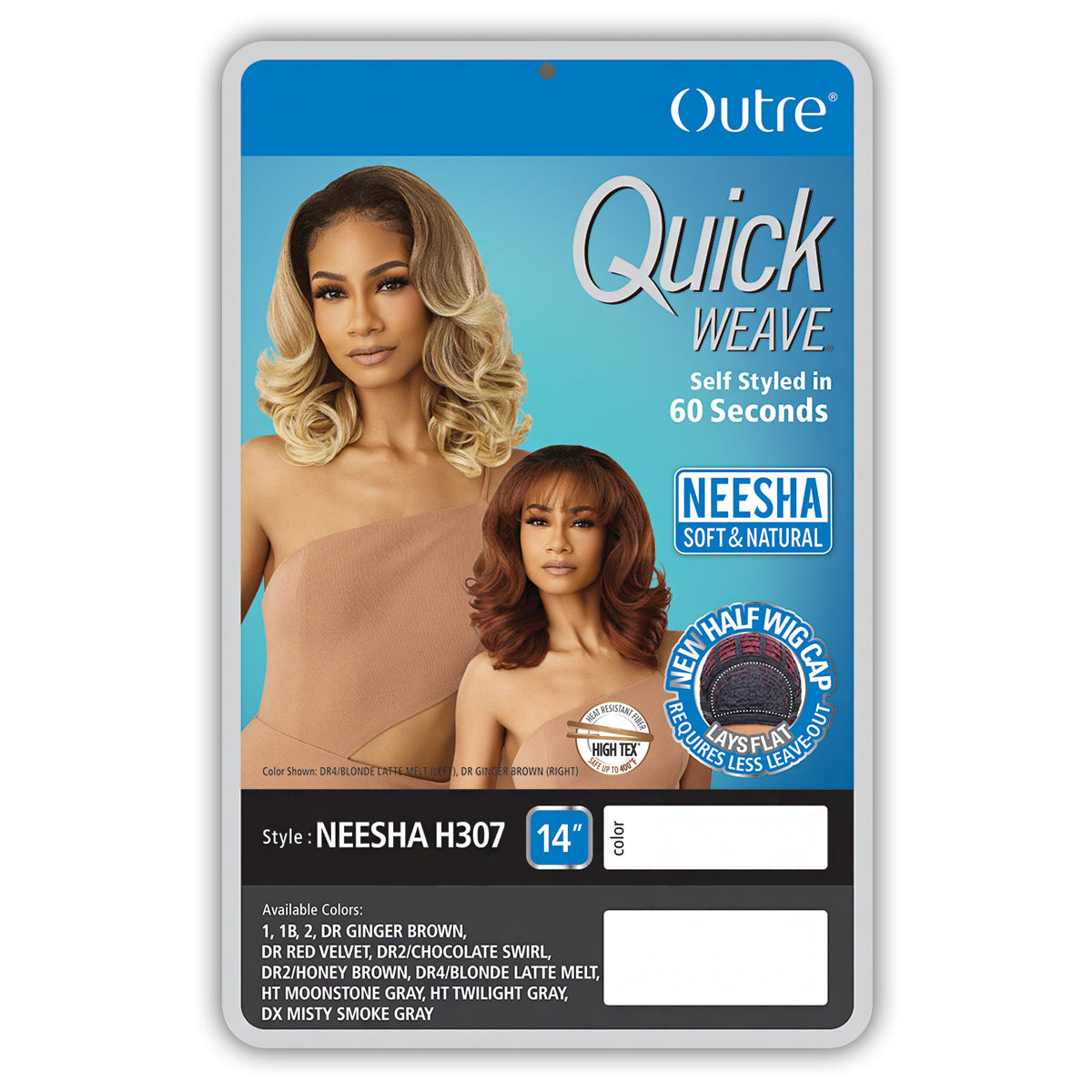 Outre Synthetic Half Wig Quick Weave - NEESHA H307