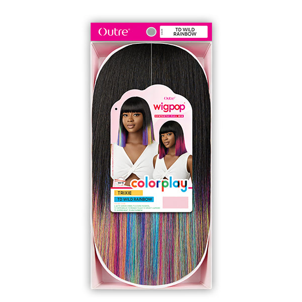 Outre Wigpop Color Play Synthetic Hair Wig - TRIXIE