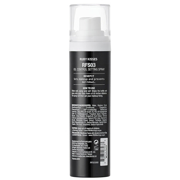 Ruby Kisses RFS03 Matte Oil Control Setting Spray 1.76oz