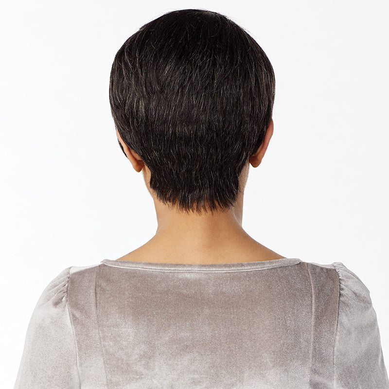 Sensationnel 100% Human Hair Empire Salt N Pepper Wig - DENIA