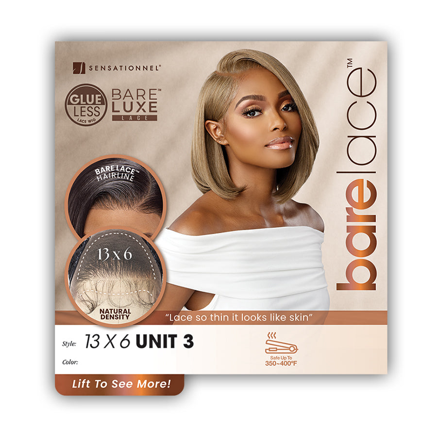 Sensationnel Barelace Synthetic Hair 13x6 Glueless BARELUXE Lace Wig - 13X6 UNIT 3
