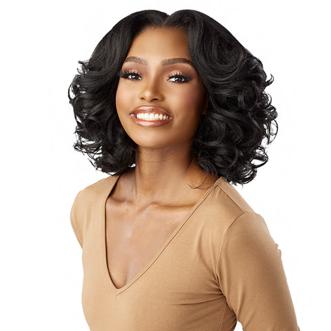 Sensationnel Curls Kinks & Co Synthetic Hair  13x6 Glueless HD Lace Wig - KINKY BODY WAVE 14