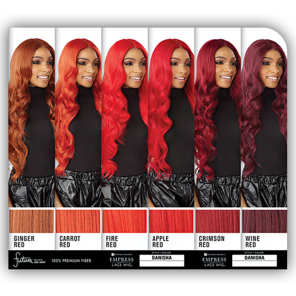 Sensationnel Synthetic Empress Shear Muse Lace Front Wig - Chana