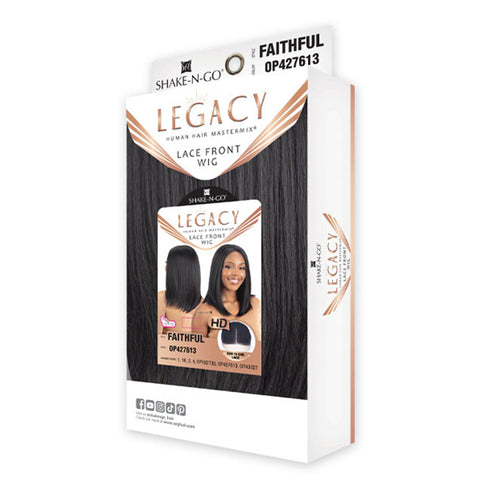 Shake N Go Legacy Human Hair Blend HD Lace Front Wig - FAITHFUL