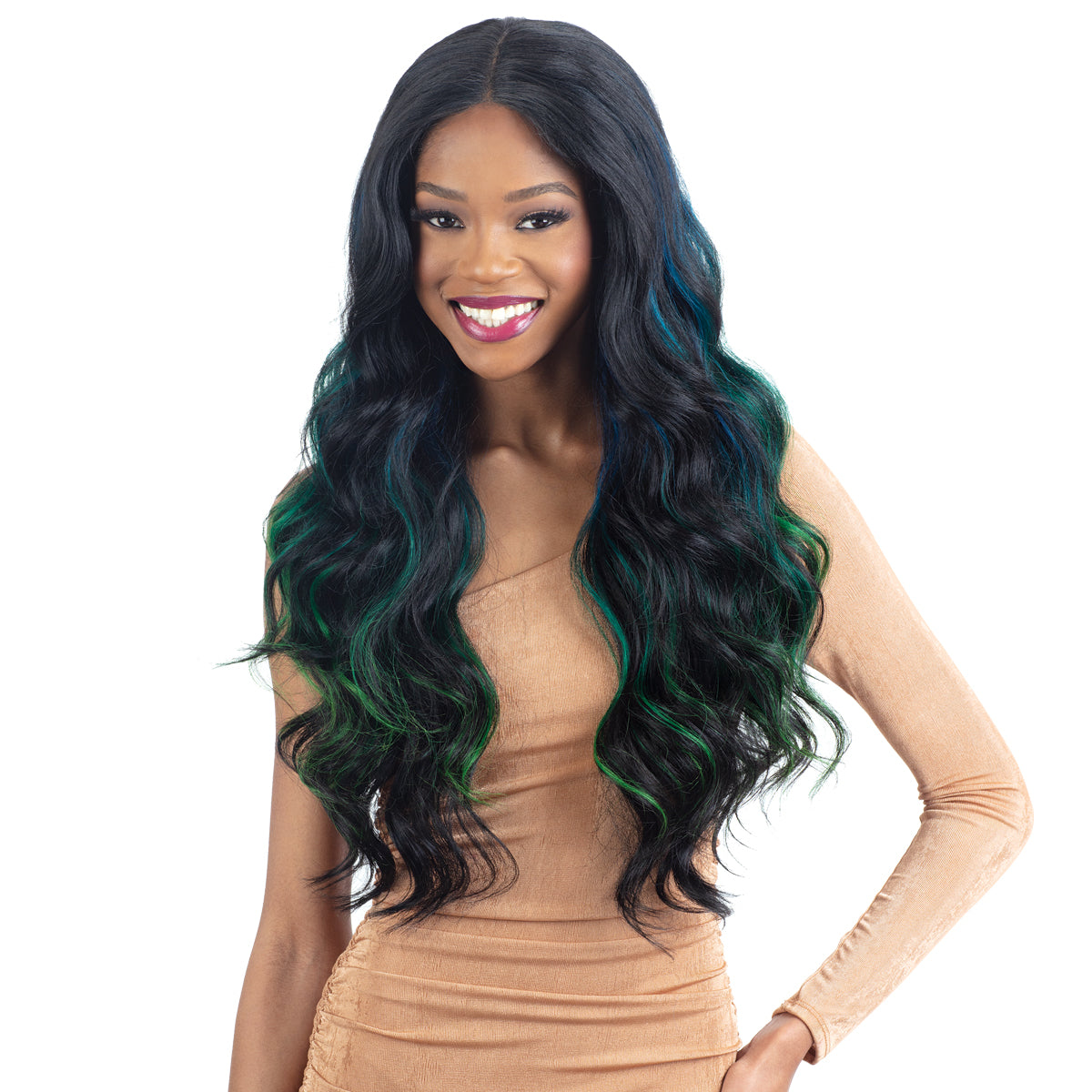 Shake N Go Legacy Human Hair Blend HD Lace Front Wig - FANTASIA