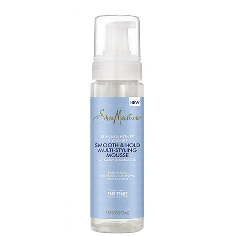 Shea Moisture Manuka Honey & Yogurt Smooth & Hold Multi-Styling Hair Mousse 7.5oz